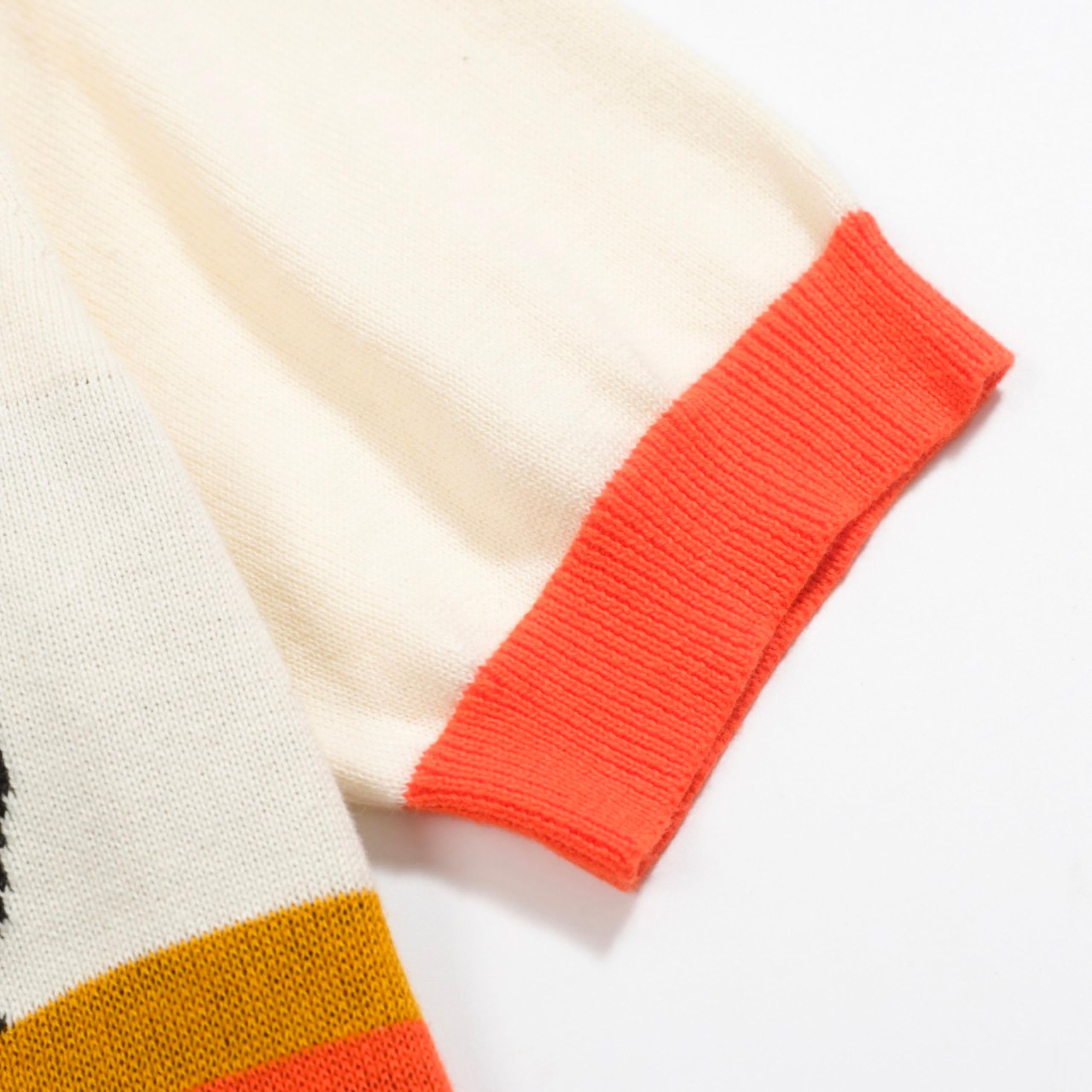 OXKNIT Camiseta de manga corta para mujer, color a juego, diseño de pájaro dulce a rayas de punto de algodón