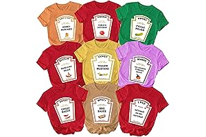 Condiment Group Costume Shirt: Family Fun in the Kitchen