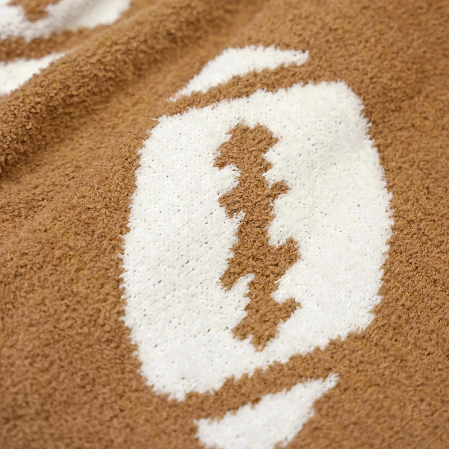 Soft Football Pattern Blanket Cozy Throw Blanket Perfect for Home Decor and Gift Giving, Rugby Sports Blanket Plush Bedding Created for Adults, Brown, 50"x60" - Image 5