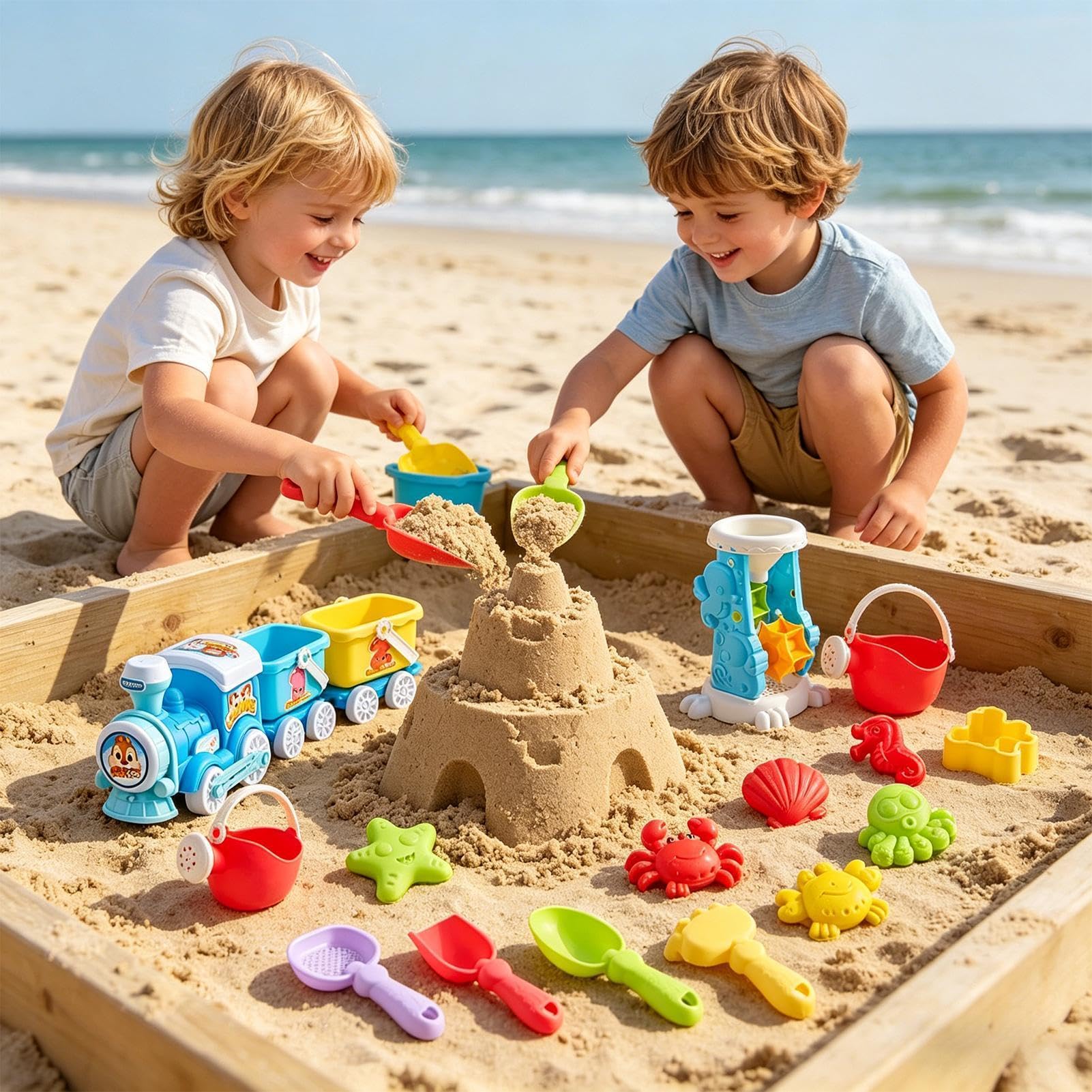 Juguetes Con Para Niños 15 Divertidas Herramientas Playa