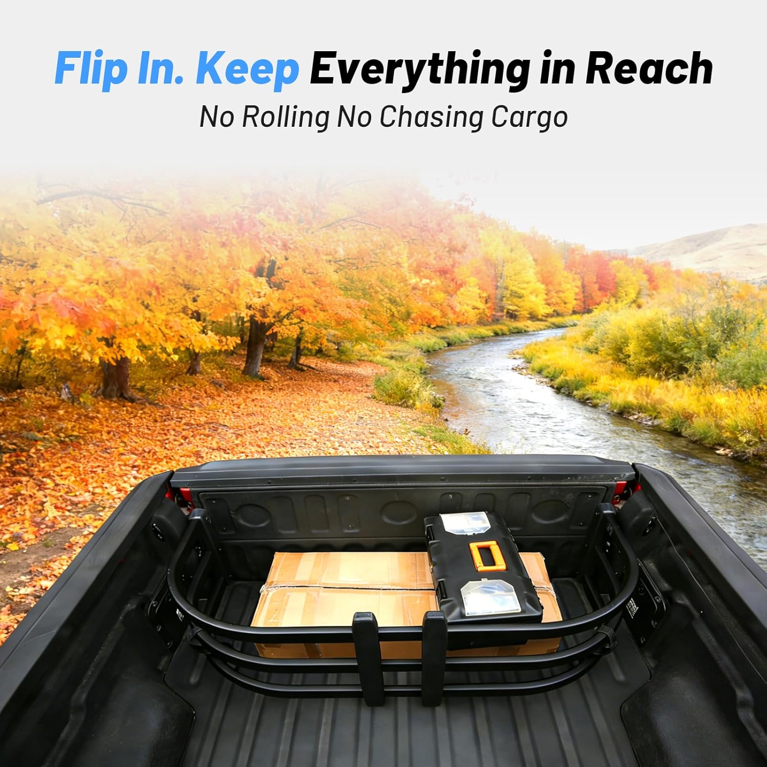 Truck Bed Extender Fit for Toyota Tacoma 2005-2026, Adjustable Aluminum Tailgate Extender, 180° Flip Design, Heavy-Duty Alloy, Drill-Mount Storage Extension for Long Cargo