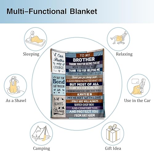 Miniatura 5 de Manta para el Día del Padre, regalos para hijo, manta de 50 x 60 pulgadas, regalos para hijo de mamá papá, ideas de regalos de cumpleaños para hijo,