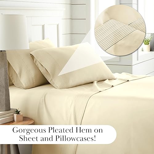 Vista 71 de Southshore Fine Linens®, juego de ropa de cama con bolsillo profundo Negro