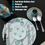 48Piece Silverware Set with Steak Knives for 8, Stainless Steel Flatware Set, Knife Fork Spoon Set, Mirror Finish Cutlery Utensil Set for Home Restaurant, Dishwasher Safe Utensil Set