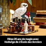 LEGO Harry Potter Philosopher's Stone – Collectors' Edition - Room Decor DIY Model w/Miniature Movie Scenes - Hedwig Owl Figure, 3 Minifigures - Gift Idea for Adult Fans - 76466 - 2