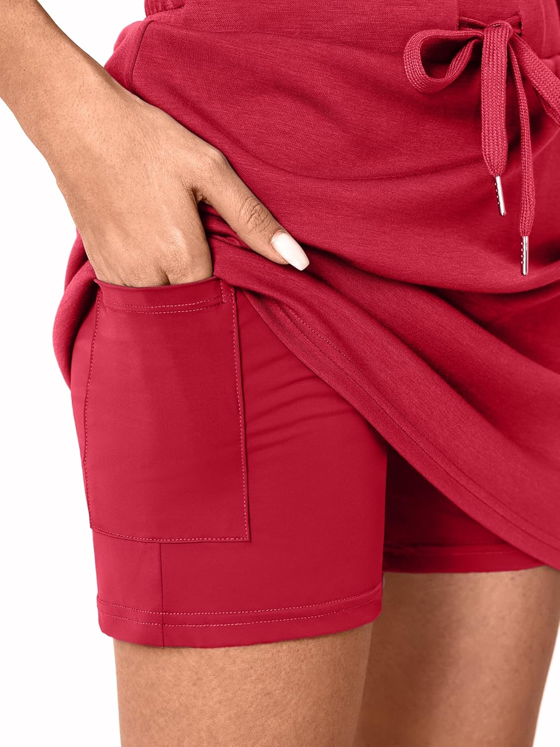 Casly Lamiit Womens Two Piece Skirt Sets Tennis Outfits Casual Cap Sleeve Lapel Shirt Summer Athletic Sport Short Skort Set - Image 5