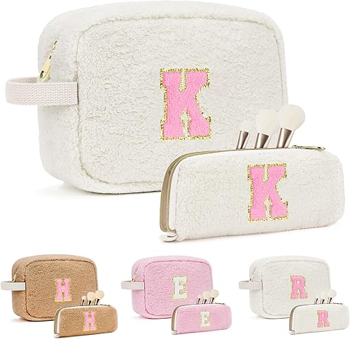 Bolsa de maquillaje de viaje grande y bonita bolsa de cosméticos para mujer, estuche de maquillaje de cuero, organizador profesional de cosméticos