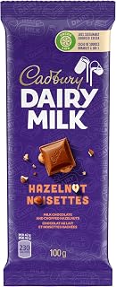 Cadbury Dairy Milk, Hazelnut, Milk Chocolate With Chopped Hazelnuts, Chocolate Bar, 100 g