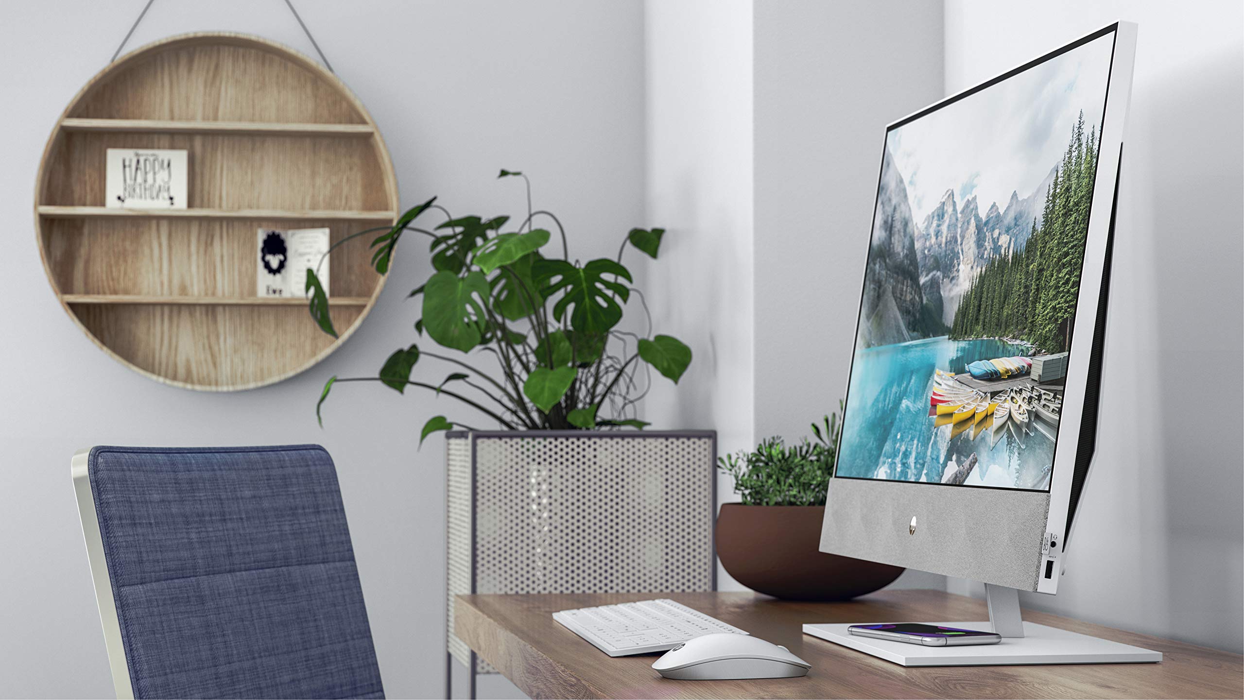 HP Pavilion AIO 27-inch Full HD Touchscreen PC with Alexa Built-in