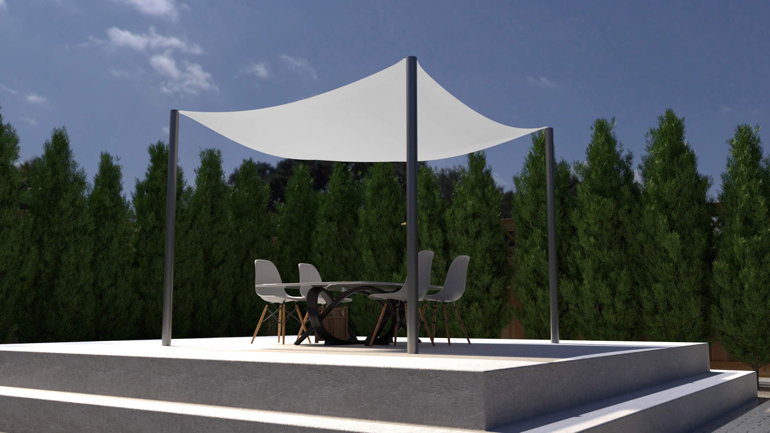KUAW Dreieckiges Sonnensegel – 1,2x1,2x1,2 M, Wasserdicht & UV-Schutz | Für Garten, Balkon, Terrasse In Dunkelgrün