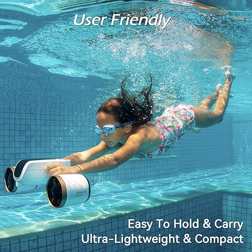 Miniatura 6 de sublue WhiteShark Mix - Scooter subacuático con doble motor compatible con cámara de acción deportes acuáticos piscina buceo para niños y adultos