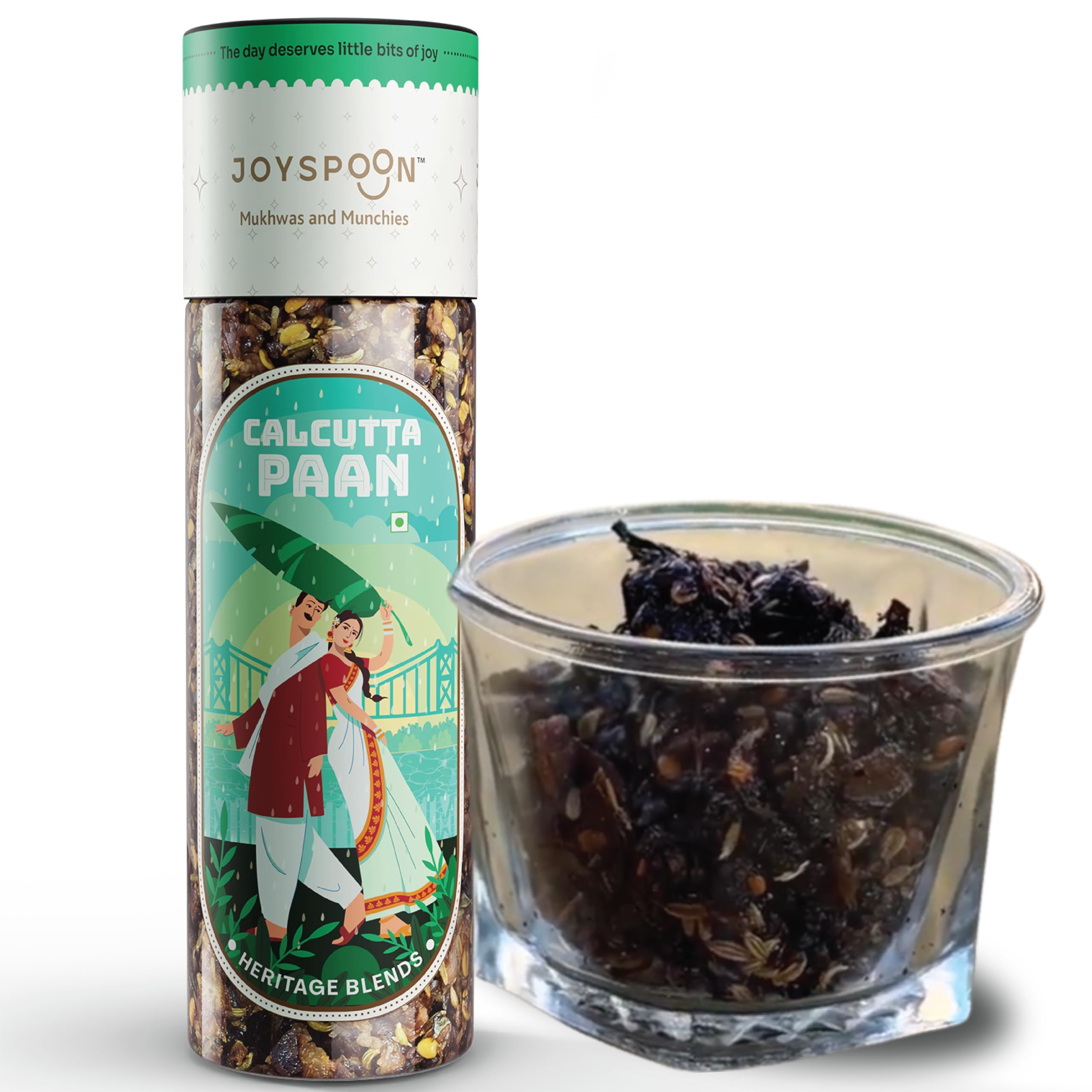 JoySpoon Calcutta Paan Mukhwas Mouth Fresheners | Traditional Meetha Paan Mix | Sweet Pan | After Meal Snacks | No Artificial Colors or Preservatives | 200g