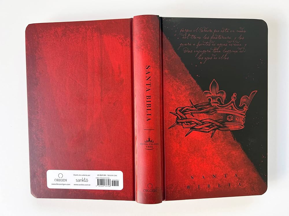 Amazon | Biblia RVR 1960 letra grande tamaño manual, tapa