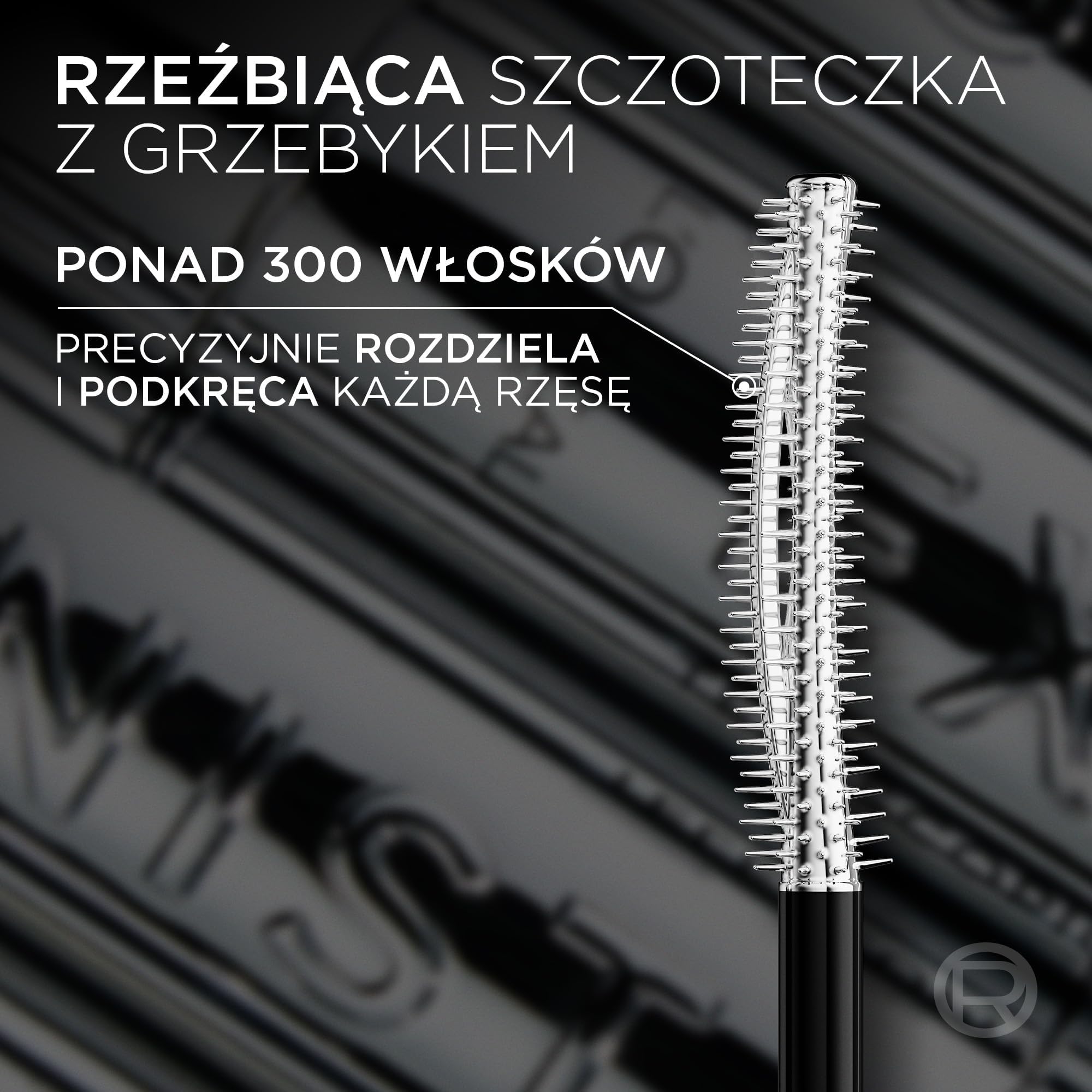 L'Oreal Paris Extensionist Mascara tusz do rzęs, wydłużajacy, długie i zdefiniowane rzęsy do 24H, formuła z wydłużającymi włóknami i pigmentami magnetycznymi, czarna, 9,9 ml