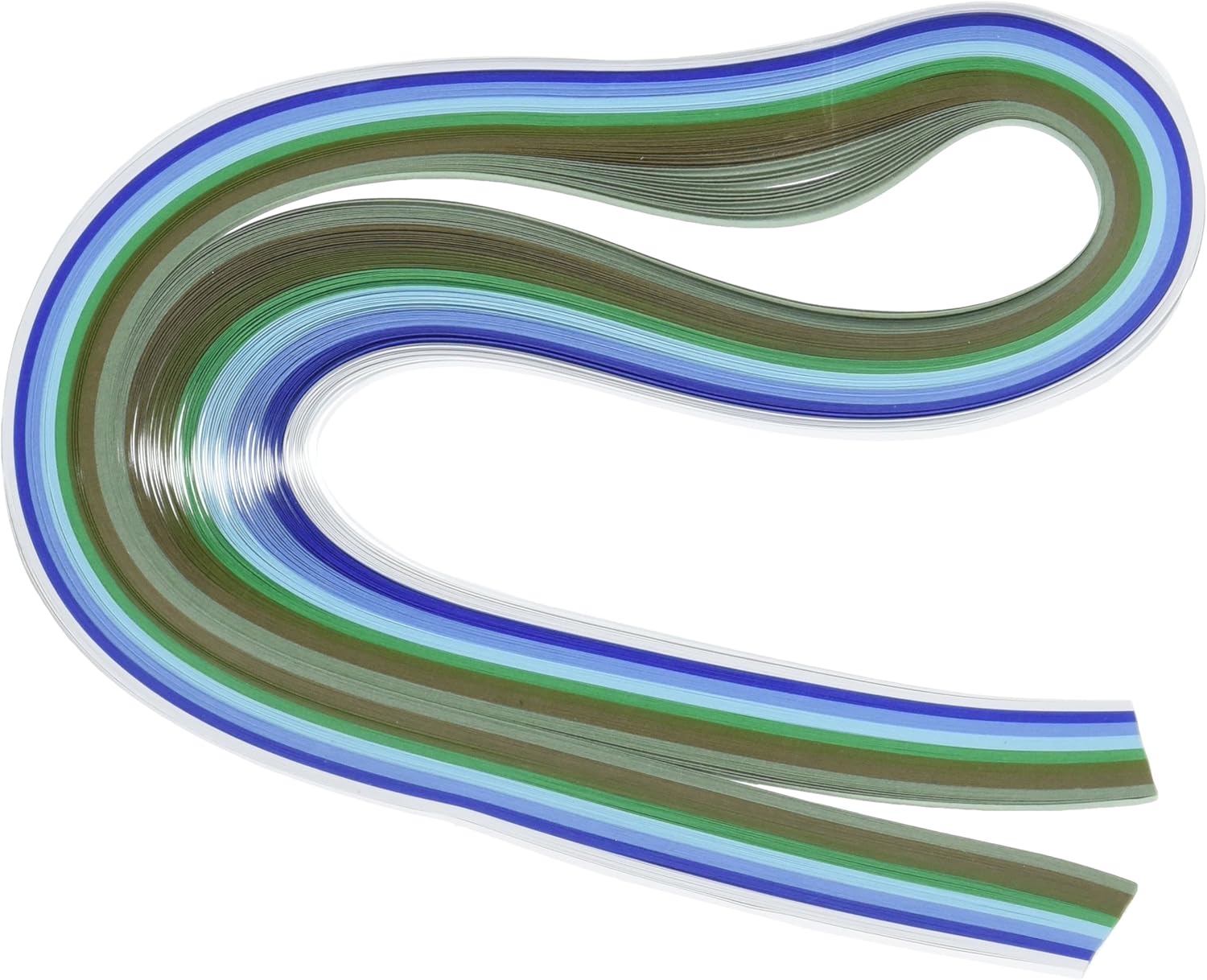 LAKE CITY CRAFT Quilling Paper 1/8" 80/PkgBlue/Green (8