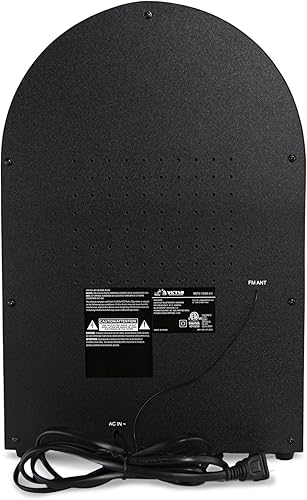 Miniatura 9 de VICTOR Broadway - Jukebox Bluetooth de escritorio con iluminación LED multicolor, negro (VDTJ-1550-BK)