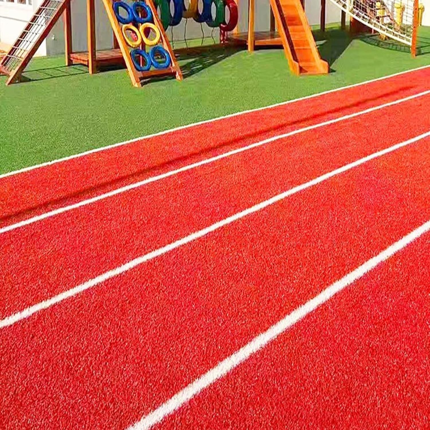 LNNNW Sztuczna trawa gazonowa Dywan ze sztucznej trawy o grubości 3 cm, sztuczna trawa w rolce, ogród dekoracyjny trawnik ze sztucznej trawy dla zewnątrz