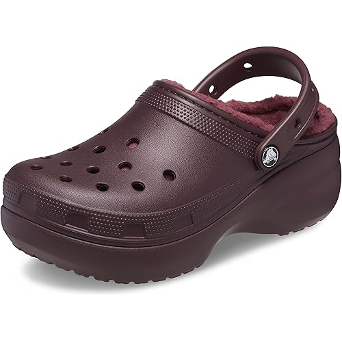 Crocs Womens Classic Lined Platform Clogs