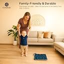 HomeBasic Digital Weight Machine for Body Weight 180kg | Weighing Scale for Home, Step-On Technology, LED Display with Temperature, 3 Weighing Modes (kg/lb/st:lb), Slim Tempered Glass Electro gallery image