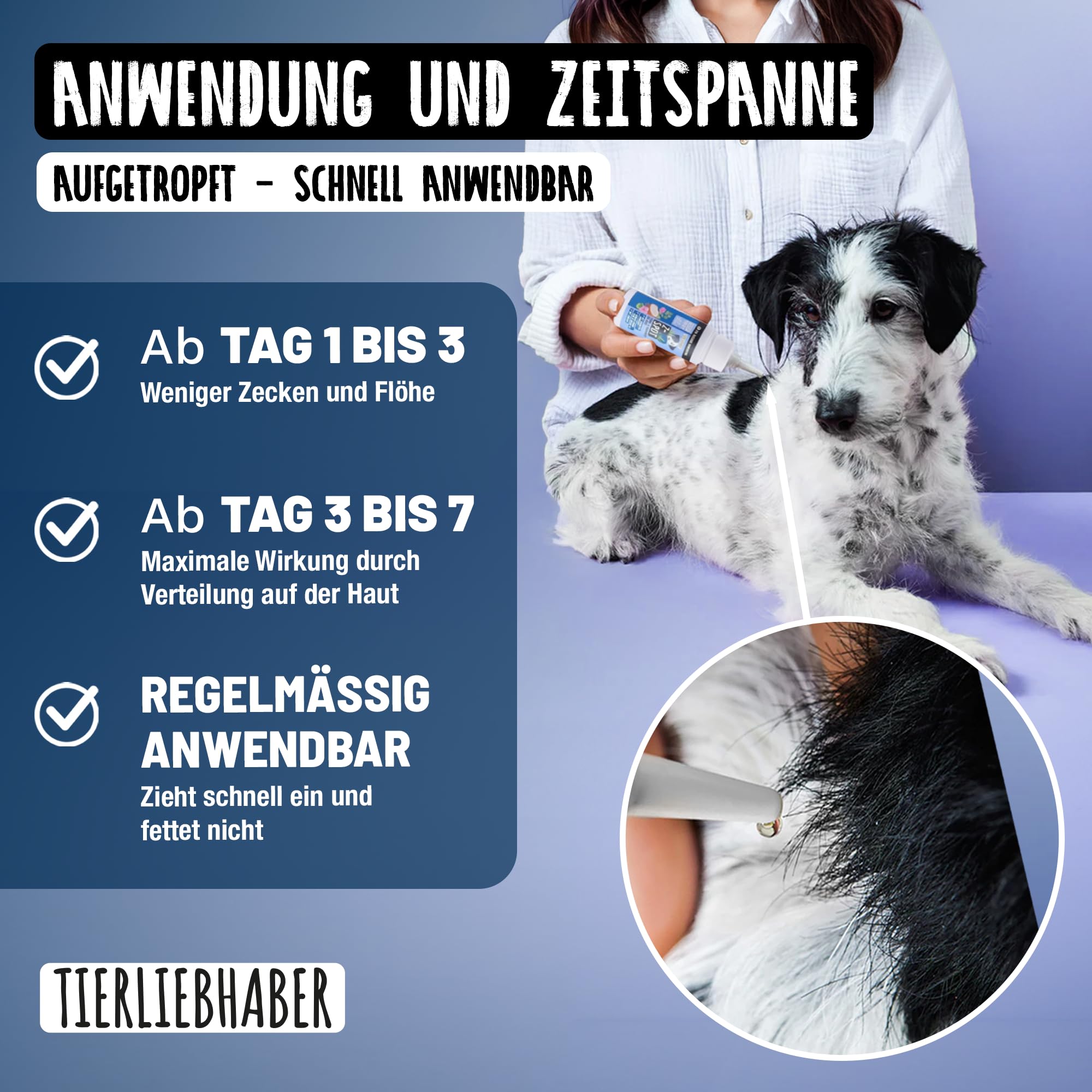 SPARSET - Zeckenschutz Hund Z-Spot mit Geraniol – Pflanzliches Zeckenmittel für Hunde tierärztlich entwickelt + Dentalspray für Hunde Zahnpflege - Zahnpflege Hund einfach auch bei Zahnstein