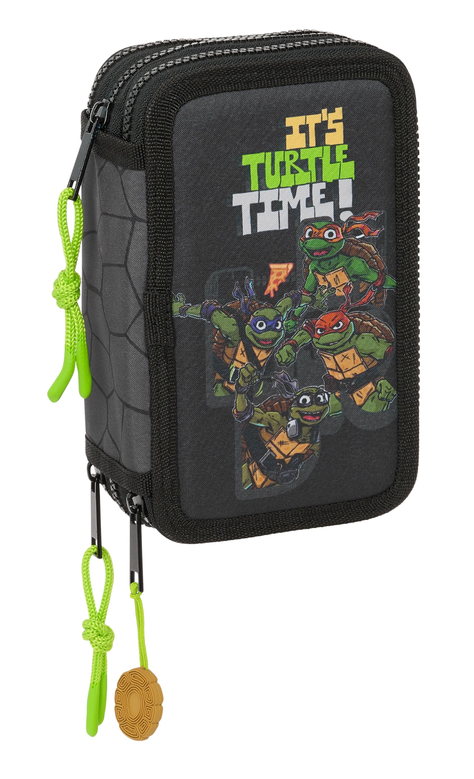 Ninja Turtles, School Case with 36 Tools Included, Children's Pencil Case, Child, Ideal for Children from 5 to 14 Years