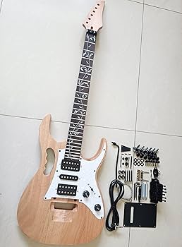 Amazon.com: sdwutong Unfinished Electric Guitar Kit Set
