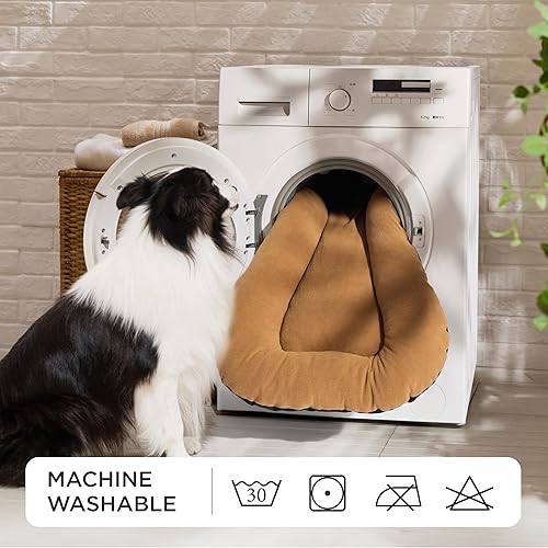 Miniatura 6 de Bedsure Almohadilla lavable para perros extra grandes, cama antideslizante para cachorros, para jaulas, tapete plano y delgado para mascotas (no a