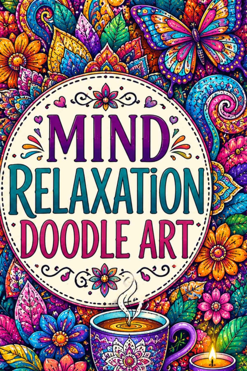 MIND RELAXATION DOODLE ART: A Creative Journey to Stress Relief, Mindfulness and Inner Calm