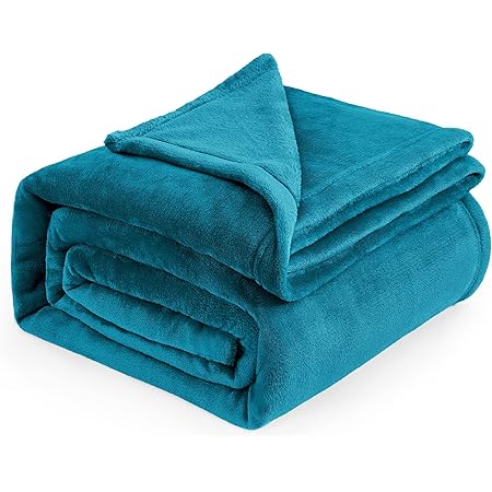 Plaid WAVVE 220x240cm - Couverture Polaire Microfibre Pour Lit Ou Canapé