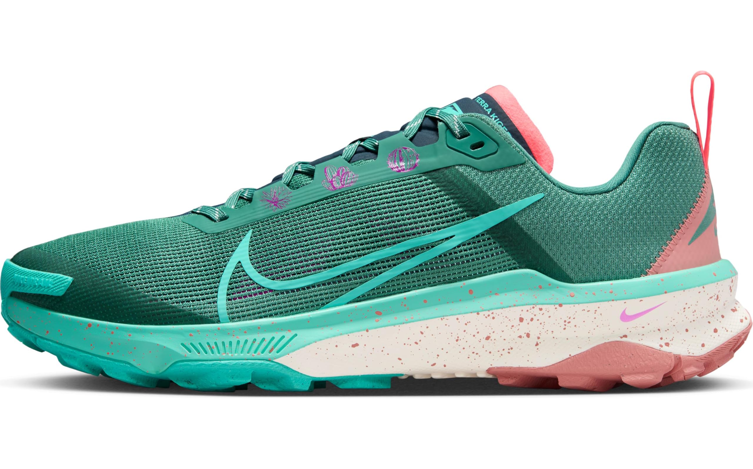 Nike React Terra Kiger 9, Scarpe da Corsa Uomo, Bicoastal/​Green Frost-​Armory Navy, 44 EU