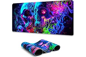 Scream Mouse Pad: Eerie Glow-in-the-Dark Skull Mat for a Spooktacular Gaming Experience
