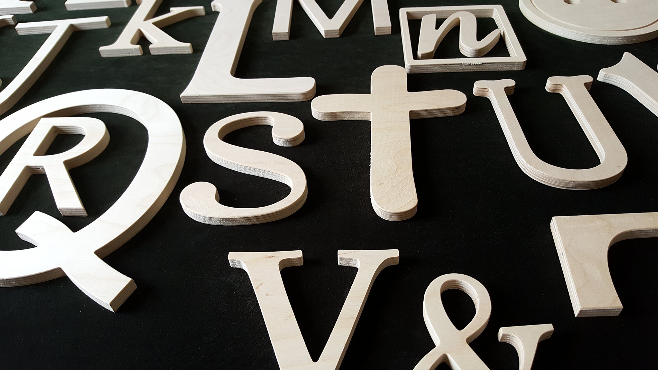 Nursery Alphabet Wall Decor, Wooden Alphabet Letters Set, Wall Hanging, Nursery Decor, Alphabet Wall, ABC Wall, Mixed, Unpainted Letters