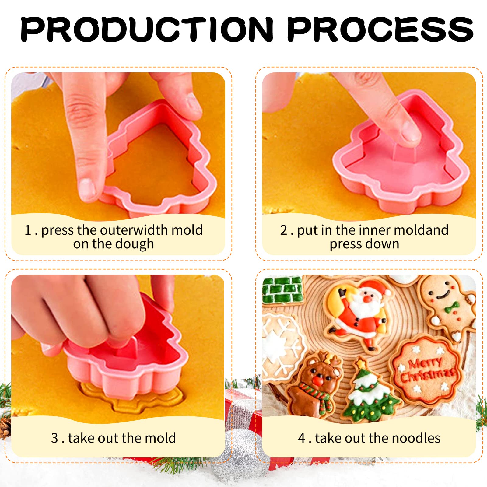 Lékué - Set di 3 stampi per Biscotti Natalizi. | Leroy Merlin