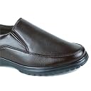 Doctor Ortho-Flex Men’s Orthopedic Formal Shoes – Lightweight, Stylish Office Shoes with Anti-Skid Phylon Sole, Faux Leather Upper, Soft Cushion Insole, Durable & Comfortable | Men’s Business Formal Shoes – Black/Brown/Tan-1001 (Brown, UK Footwear Size System, Adult, Men, Numeric, Wide, 5) gallery image