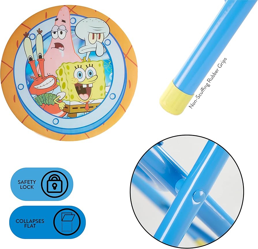 スポンジボブ 折りたたみテーブルと椅子セット 海外製 アメキャラ