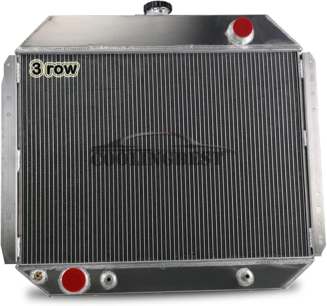 Aluminum 3 Row Radiator for 1966-1979 Ford Bronco F100 F150 F250 F350 F500 2.8L 3.3L 3.9L 4.7L 4.9L 7.5L I6 V8 GAS Engine Radiators