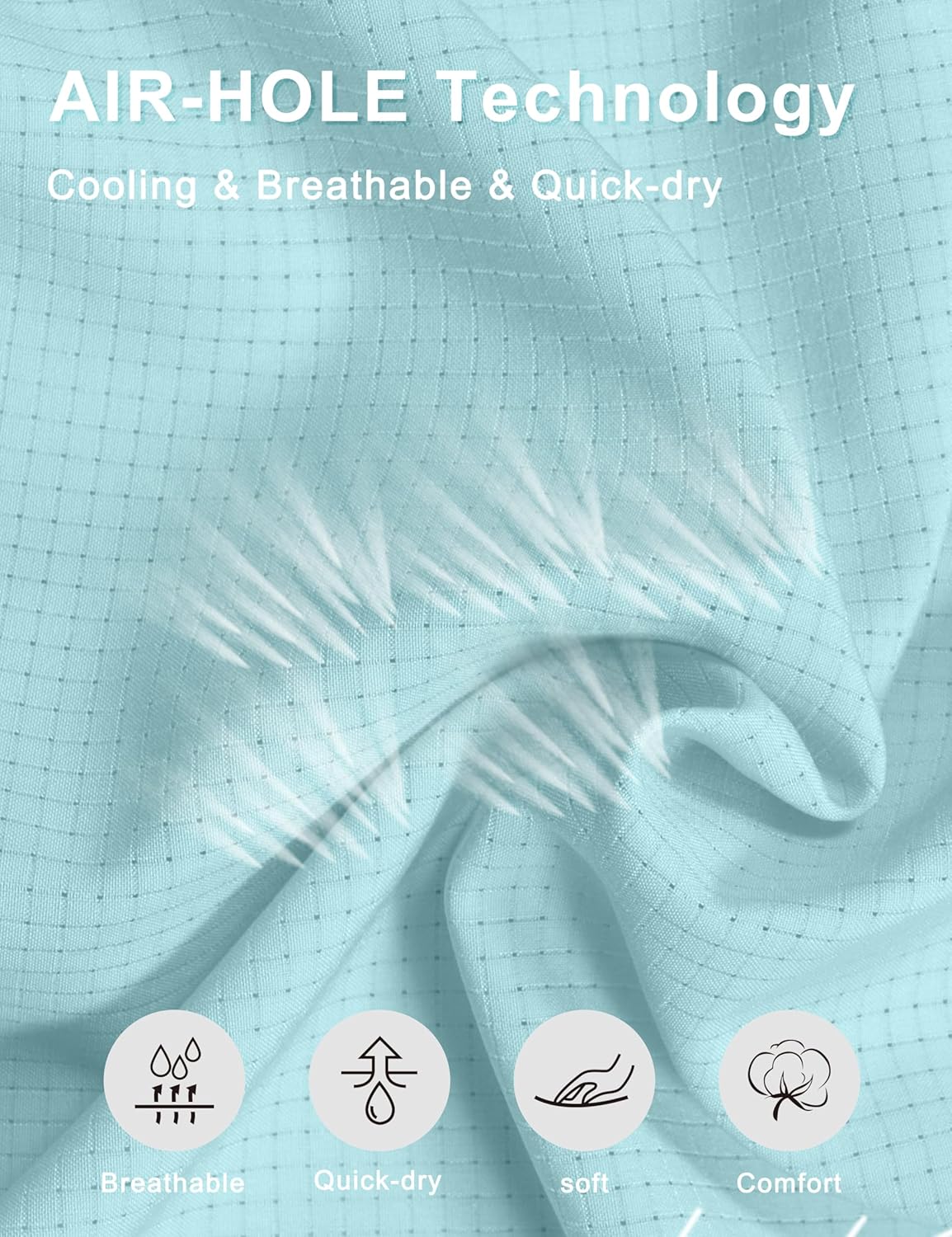 Little Donkey Andy Men's UPF 50 UV Protection Shirt, Breathable Long Sleeve Fishing Hiking Shirts, Quick Dry - Image 5