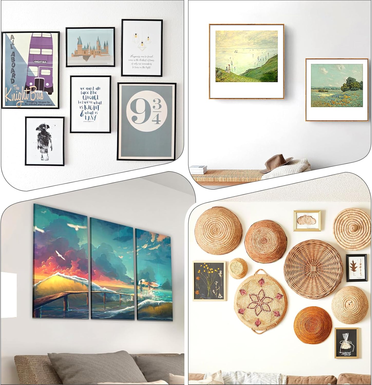 415Pcs Frame Hangers Screws Kit, 5 Sizes D Ring Picture Hangers and Sawtooth Hangers Assorted Kit with Box for Wall Mounting Heavy Canvas Paintings Photos Board Clock Artwork Clipboard