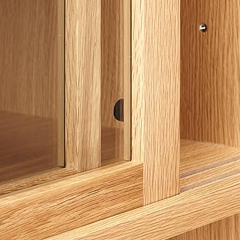 MUJI 木製カップボード 幅120cm オーク材 木製カップボード・幅120cm・オーク材 | 無印良品
