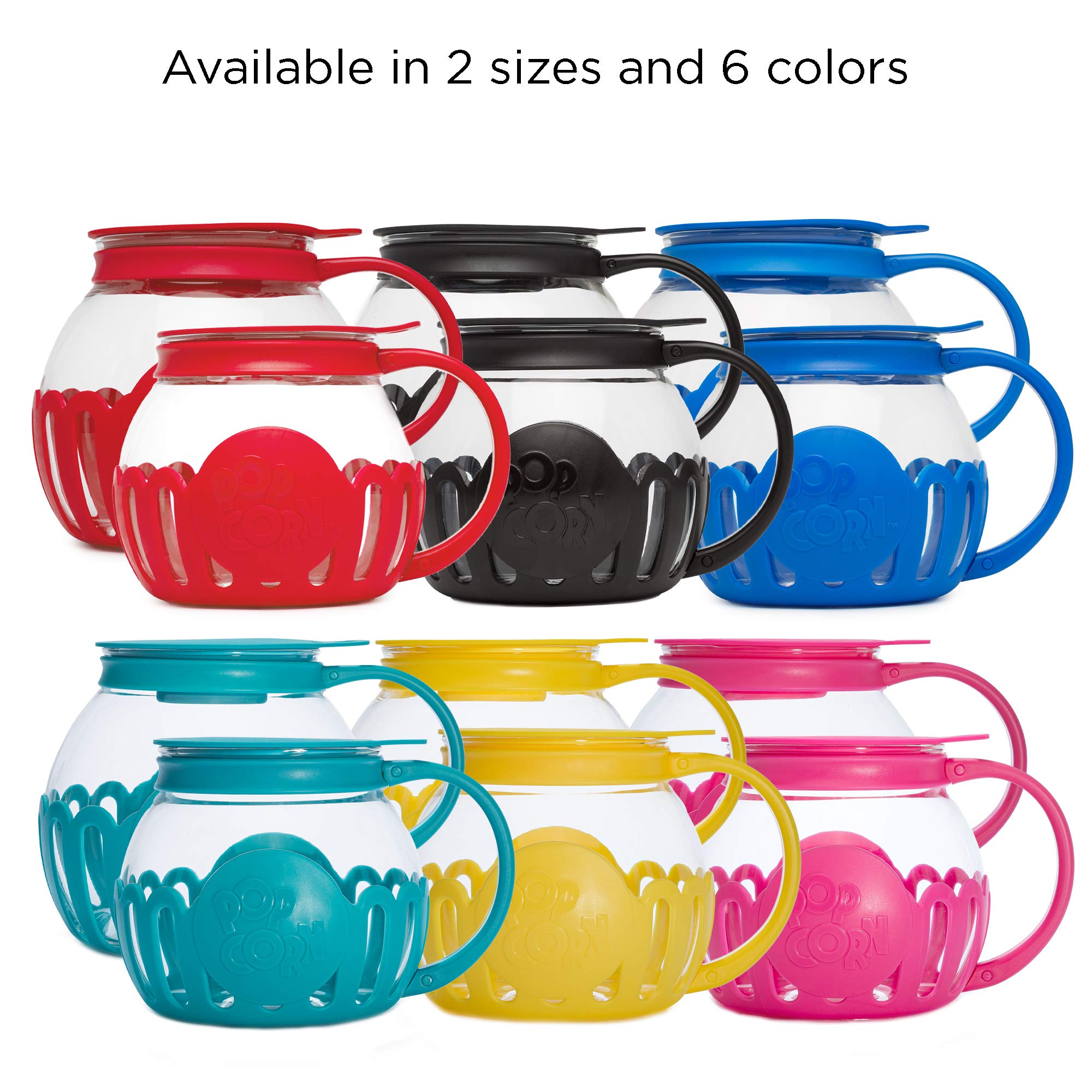 Ecolution Patented Microwave MicroPop Popcorn Popper, Borosilicate