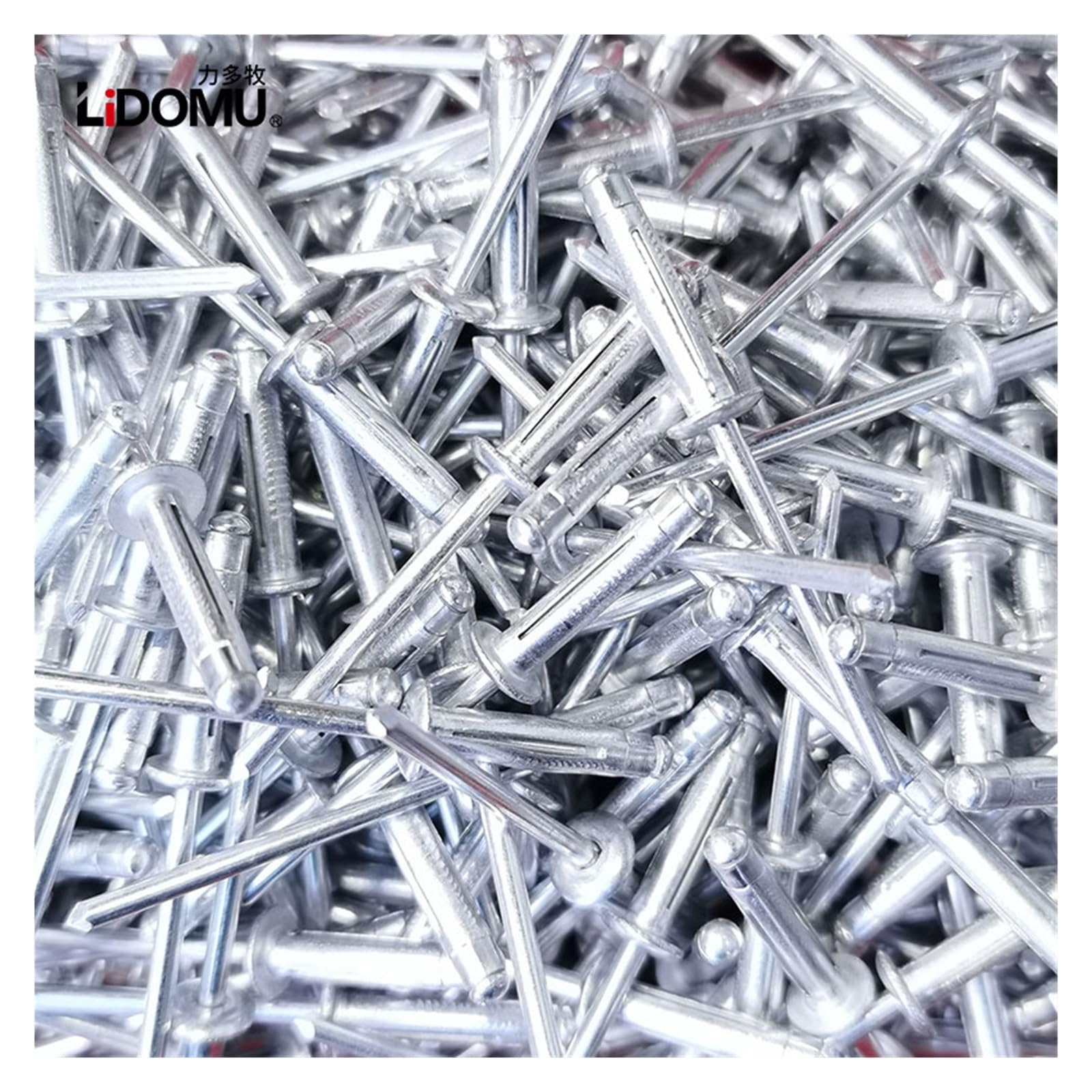 Remaches de brida grande, Remache ciego plegable de aleación de aluminio, tipo plegado, 4,0 mm, 4,8 mm, 50 unidades(4.8x14mm)