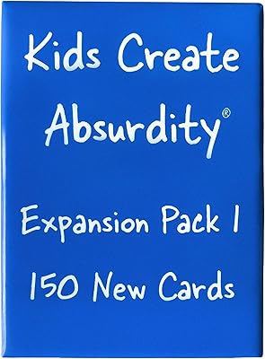 Kids Create Absurdity-Expansion Pack -150 New Cards (Core Game Sold Separately) Now Even More Hilarious to Play with Friends and Family!