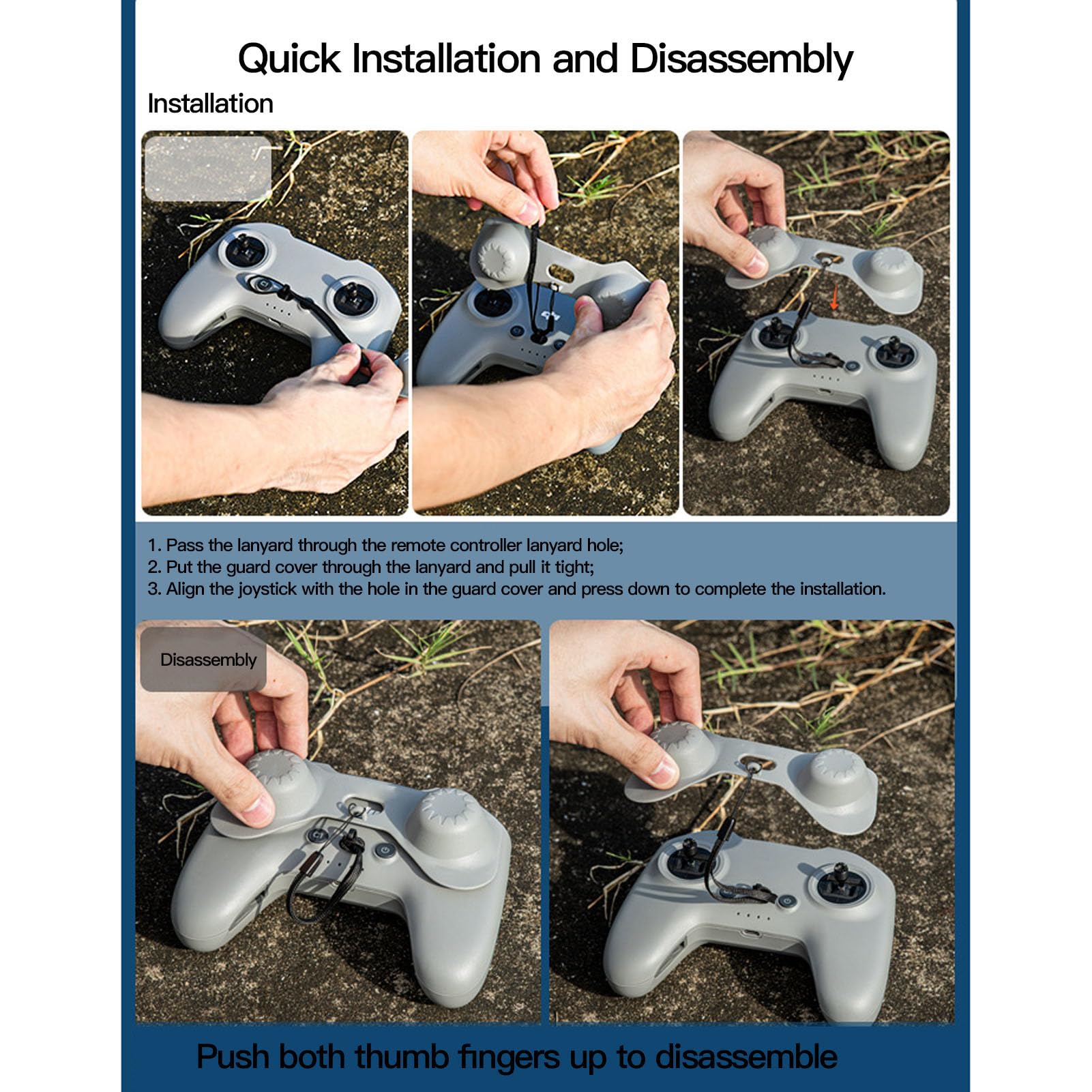 Protecteur De Joystick Pour Télécommande DJI FPV2/3 Et AVATA – En TPU Souple – Évite Les Dégâts Et La Perte De Vis Pendant Le Transport - 13