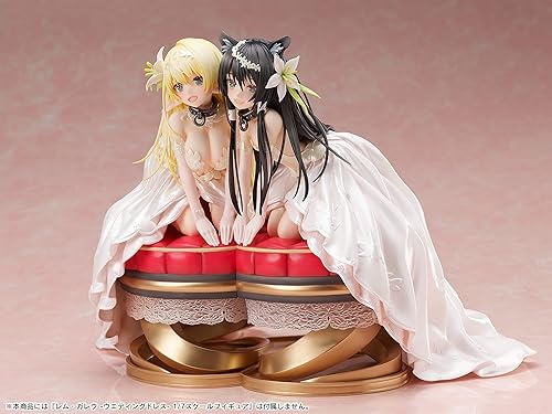 Miniatura 10 de FuRyu How NOT to Summon a Demon Lord: Shera (versión de boda) Figura de PVC a escala 1:7, multicolor, 8 pulgadas