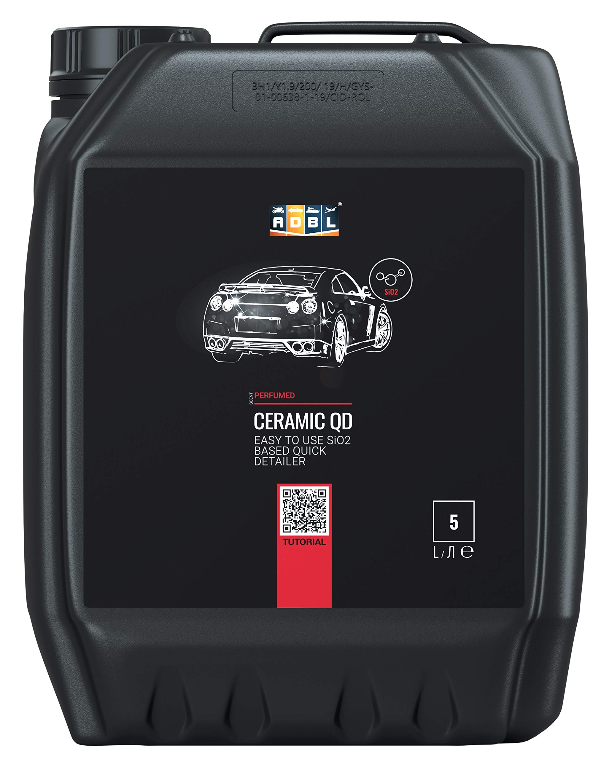 ADBL Ceramic QD (5L) Premium Quick Detailer - Sprühversiegelung mit Keramik-Technologie - Glanz und Abperleffekt - Auto Detailer, Lackversiegelung, SiO2 Lackschutz, Lackpflege, Schnellversiegelung