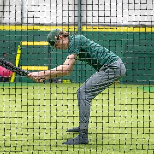 Miniatura 5 de Redes para Jaulas de Bateo de Béisbol Fortress  Redes Resistentes de HDPP Totalmente Cerradas para Béisbol y Sóftbol 14 Tamaños y 3 Opciones de