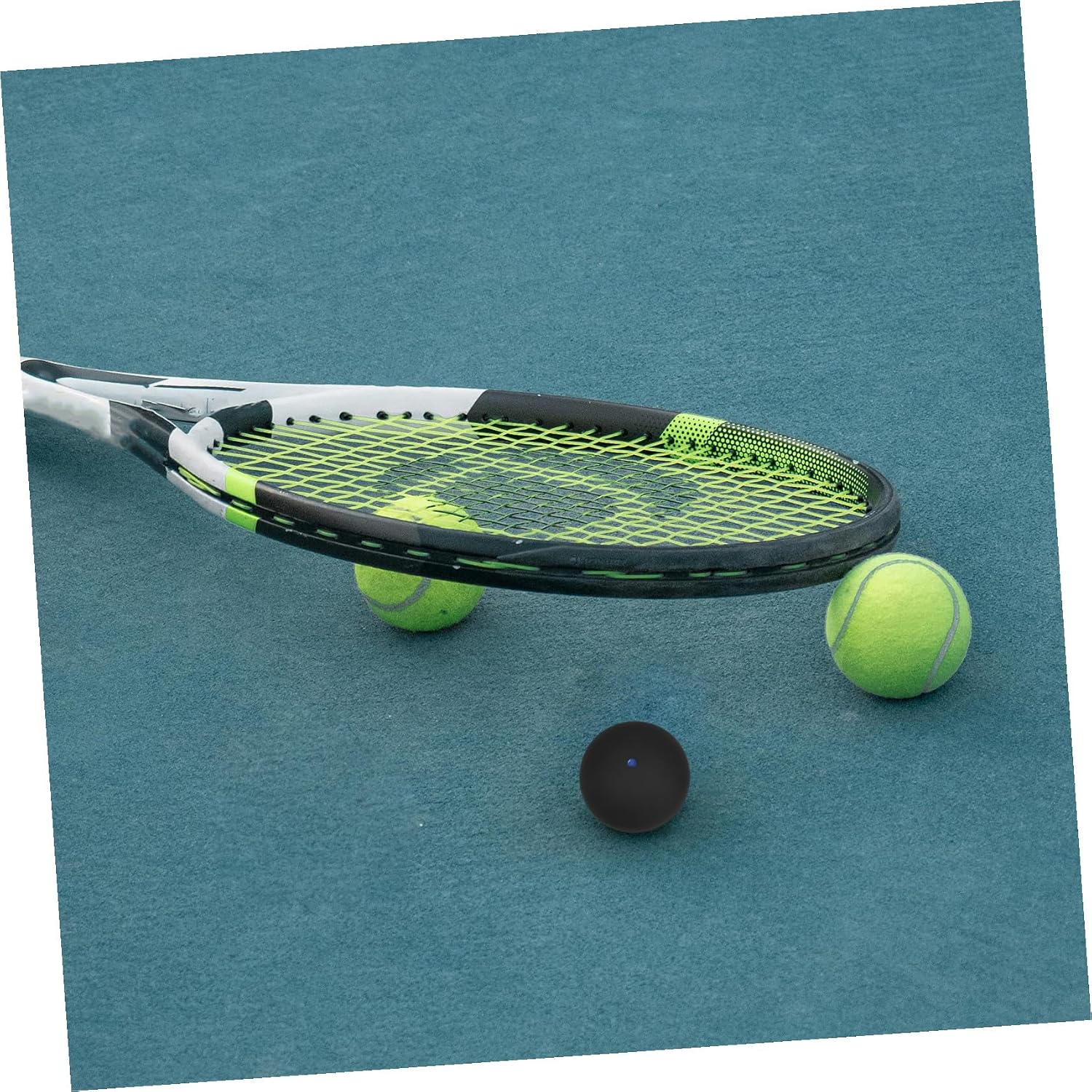 PRETYZOOM Single Blue Dot Rubber Squash Ball High Elastic Racket Ball for Beginner Competition Practice in Squash Sports