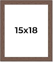 Vista 26 de Poster Palooza Marco de fotos contemporáneo de madera dorada antigua de 15 x 18 pulgadas, acrílico UV, respaldo de tablero de espuma y accesorios