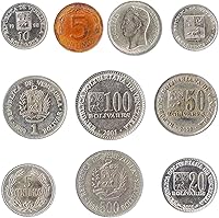 Vista 3 de Venezuela 10 Monedas Mixtas Centimos Bolívares Desde 1953