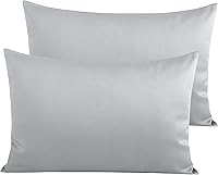 Vista 31 de NTBAY Fundas de Almohada de Algodón Egipcio Queen - Juego de 2, Fundas de Almohada de Algodón de 500 Hilos - Fundas de Almohada Suaves